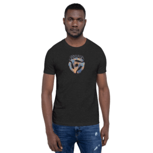 Unisex Staple T Shirt Black Heather Front 67f4397a6b83e.png
